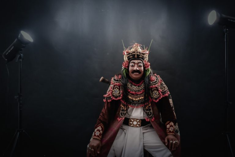 Turning the Mountain. Bali Mask Usada Bali. Photograph by Dian Dewi Reich